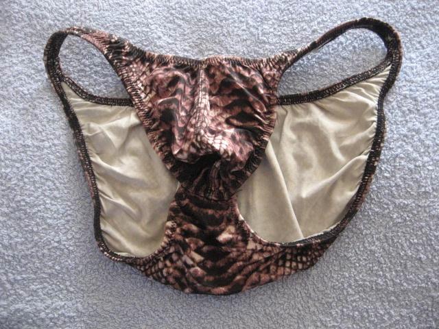 Te koop heren posing string, Kleding | Heren, Ondergoed, Slip, Bruin, Verzenden