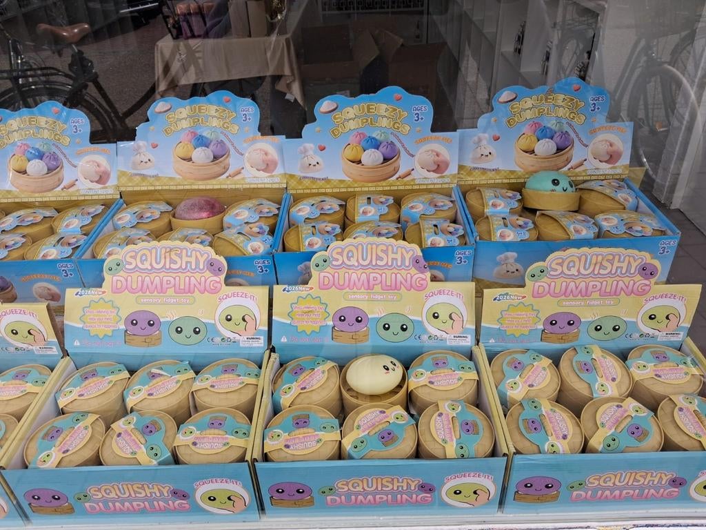 Squishy dumplings 8 cm, Alonza, Jongen of Meisje, Nieuw, Ophalen of Verzenden