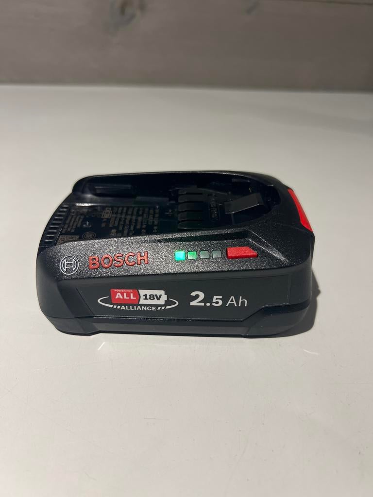 Bosch ALL 18V 2.5 Ah Accu - Zo goed als nieuw, N, N, Ophalen of Verzenden, Zo goed als nieuw