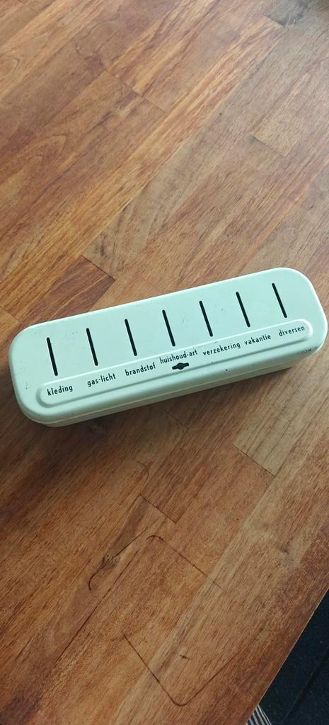 Brabantia Huishoud Blik Vintage Retro, Verzamelen, Spaarpotten, Zo goed als nieuw, Overige thema's, Metaal of Blik, Ophalen of Verzenden