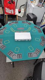 Pokertafel met fishes - Casino avond!, Vijf spelers of meer, Ophalen of Verzenden, Gebruikt