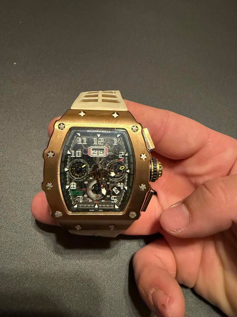 Richard mille horloge, Ophalen, Gebruikt, Wit, Android
