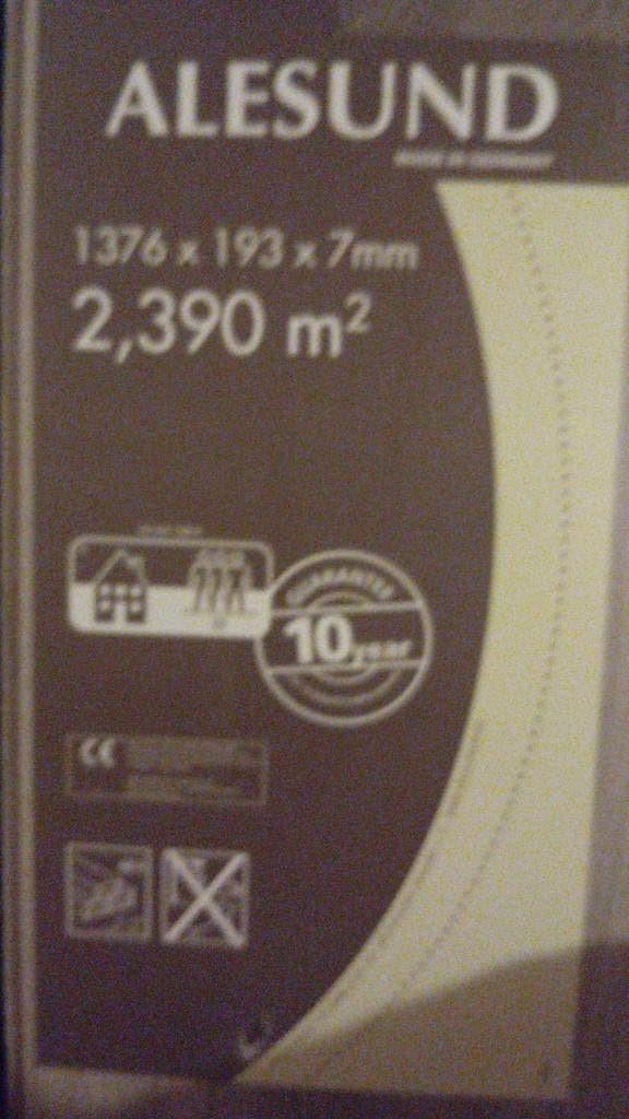 14 m² Laminaat Licht Grijs - Alesund 7mm, Ophalen, Kunststof, 50 tot 150 cm, Nieuw