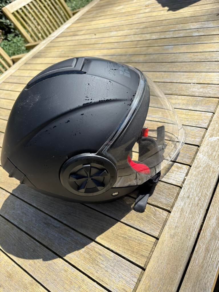 scooterhelm XS, Fietsen en Brommers, Brommerhelmen, Ophalen of Verzenden, Zo goed als nieuw, Extra small of kleiner