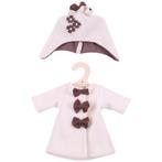 Poppenkleding Bigjigs beige jasje met muts 32-35cm (L), Nieuw, Ophalen of Verzenden, Babypop, Info@bezigebijtjezzz.nl