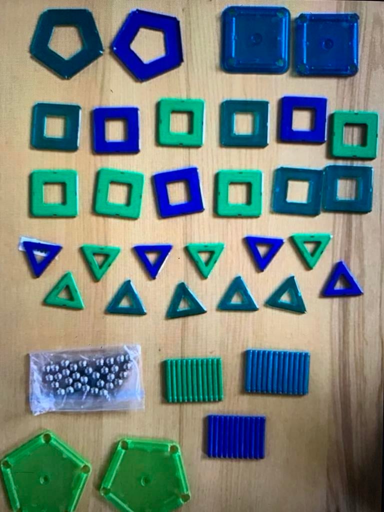300 stuks magnetische blokken - Bouw je eigen schattenjacht