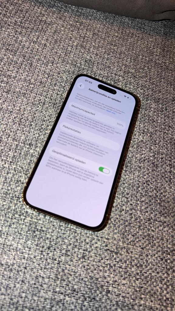 iPhone 14 Pro 128GB Goud 100%, Telecommunicatie, Mobiele telefoons | Apple iPhone, Ophalen of Verzenden, Zo goed als nieuw, Zonder simlock