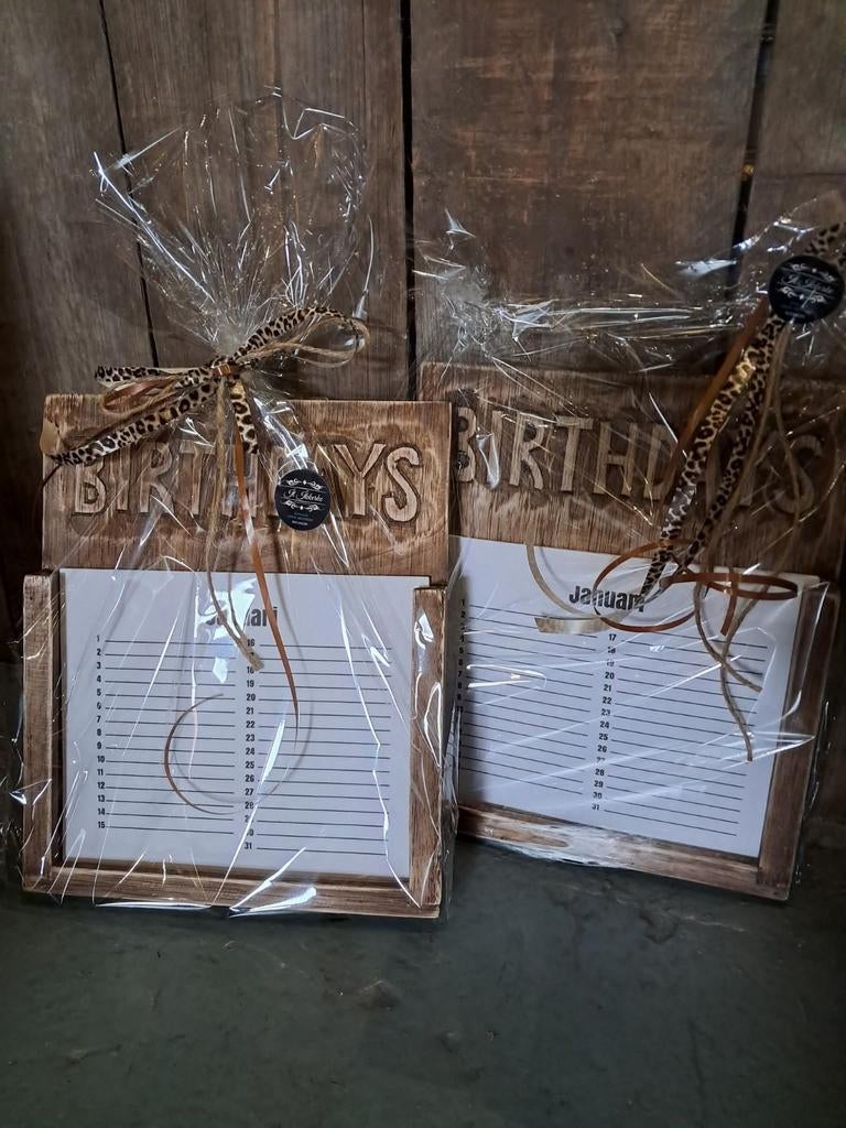 Verjaardagskalender €14,99 p.s., Diversen, Kalenders, Ophalen of Verzenden, Maandkalender, Nieuw