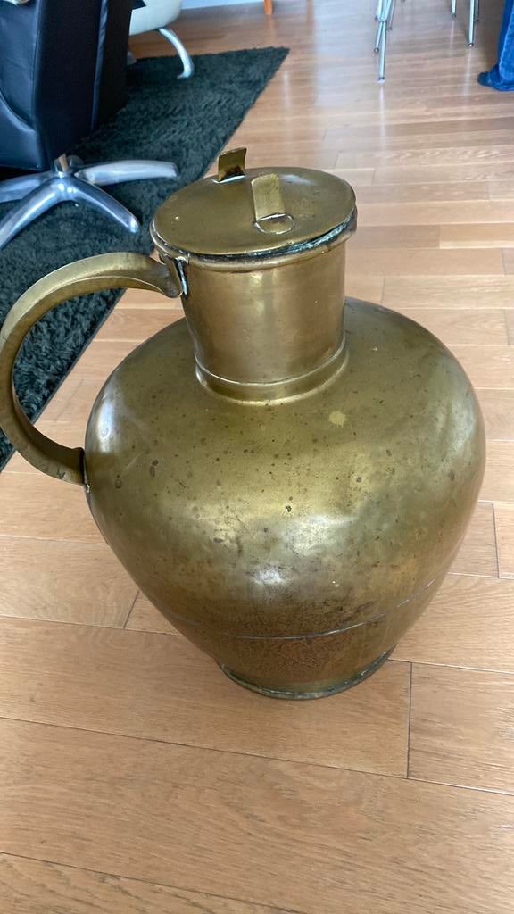 Grote koperen kan / ketel / vaas / kruik, Antiek en Kunst, Ophalen, Koper