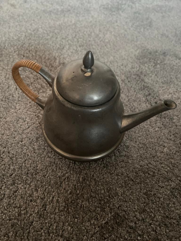 Oude theepot, Antiek en Kunst, Antiek | Tin, Ophalen