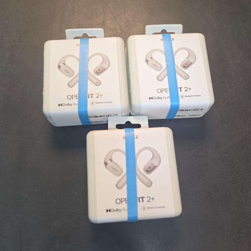 SHOKZ Open Fit 2+ - Grey | NIEUW | Elders 159 Euro, Shokz, Nieuw, https://shokz.com/pages/contact-us, 3200 Gracie Kiltz Lane, Suite 400, Austin, TX 78758, Verenigde Staten