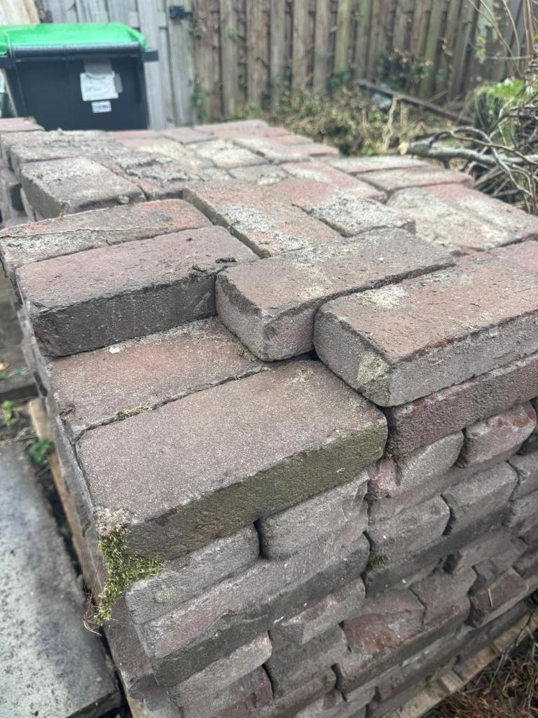 Gebakken klinkers, Tuin en Terras, Ophalen of Verzenden, Zo goed als nieuw, Klinkers