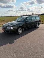 Volvo V70 2.4 170PK 2000 Groen, Voorwielaandrijving, Stationwagon, Particulier, 1600 kg
