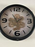 Industriële klok, Huis en Inrichting, Woonaccessoires | Klokken, Ophalen of Verzenden, Zo goed als nieuw, Wandklok