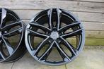 Originele 21 inch Audi Q7 SQ7 velgen RS 5x112 A6 S6 Zwart, Gebruikt, Velg(en), Personenwagen, Zomerbanden