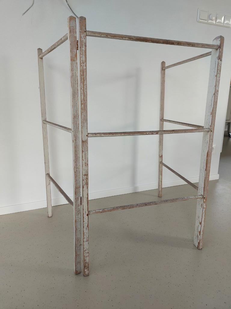 Antiek houten wasrek - Vintage droogrek, Ophalen