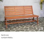 Sens-Line Tuinbank Malibu - Houten bank (meranti hardhout), Tuin en Terras, Ophalen, Gebruikt, Hout