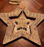 Rivièra Maison rattan kerstster, Ophalen of Verzenden, Zo goed als nieuw