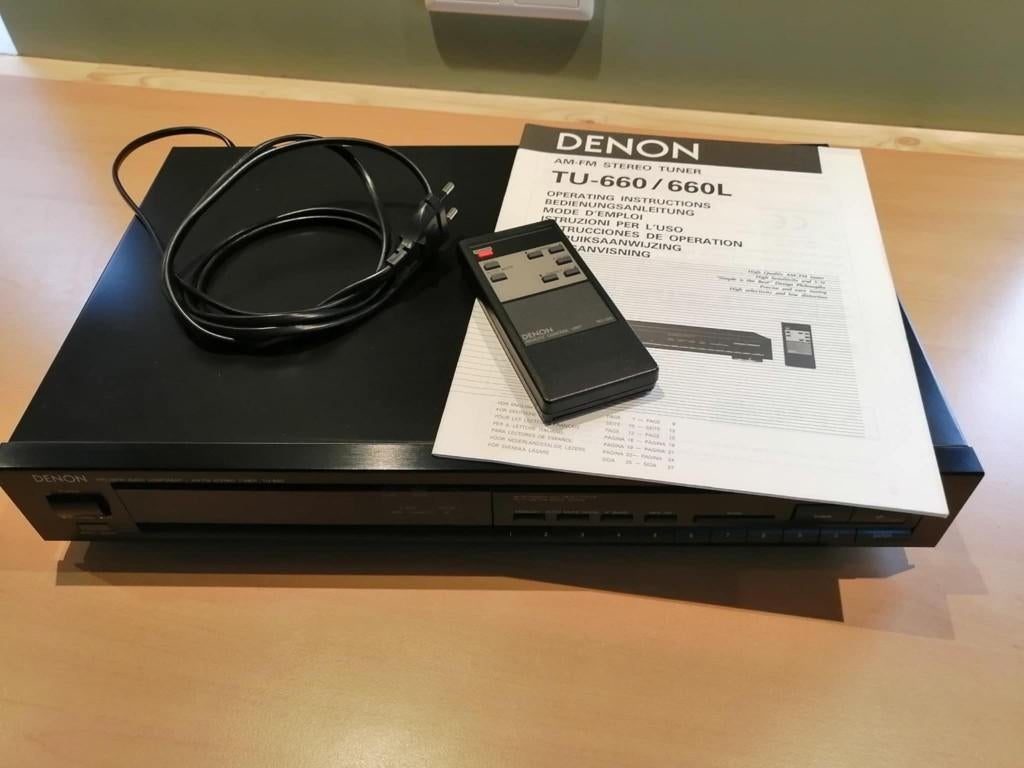 Denon Tuner, Ophalen, Zo goed als nieuw