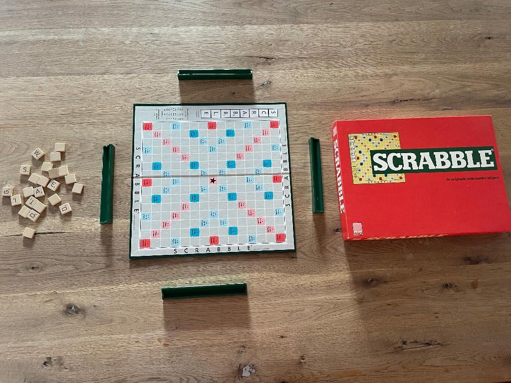 D291 Sio De originele Nederlandse uitgave van Scrabble, Hobby en Vrije tijd, Gezelschapsspellen | Bordspellen, Een of twee spelers