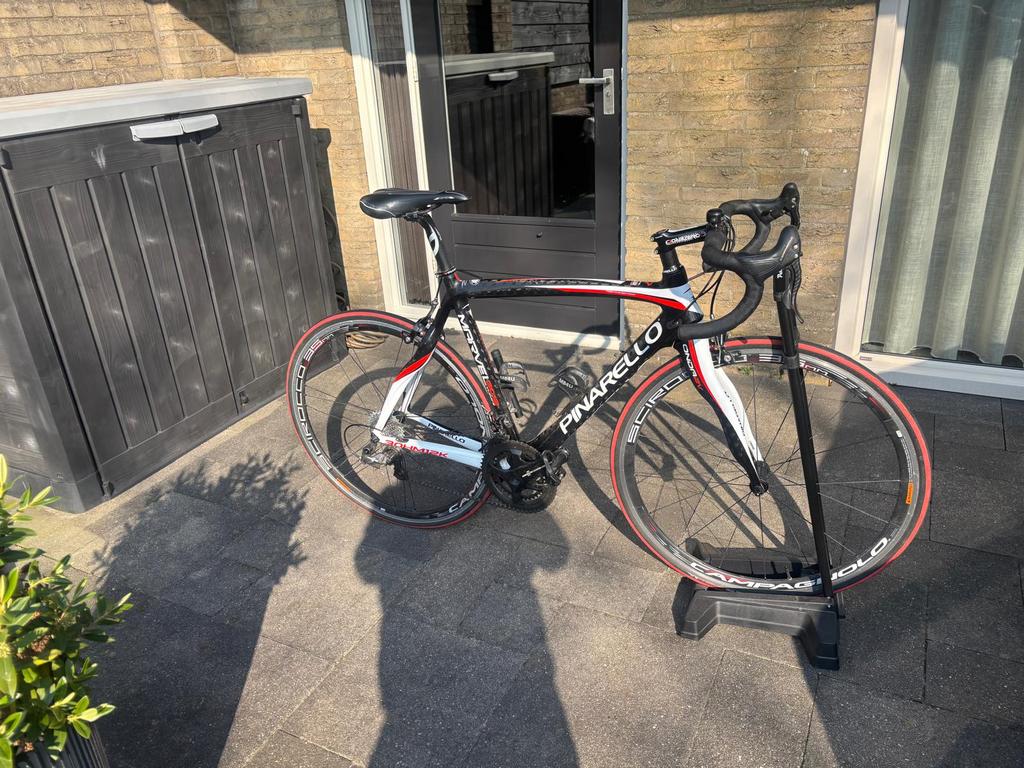 Racefiets Pinarello, Fietsen en Brommers, Fietsen | Racefietsen, Carbon, Zo goed als nieuw, Meer dan 20 versnellingen, 53 tot 57 cm