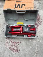Rode garagekrik in koffer, Gebruikt, Garagekrik, Ophalen of Verzenden, Hydraulisch