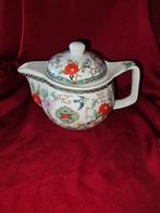 Vintage Chinese Theepot met Bloemen en Vogels, Ophalen of Verzenden