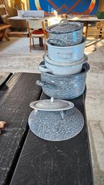 emaille pannen, Ophalen