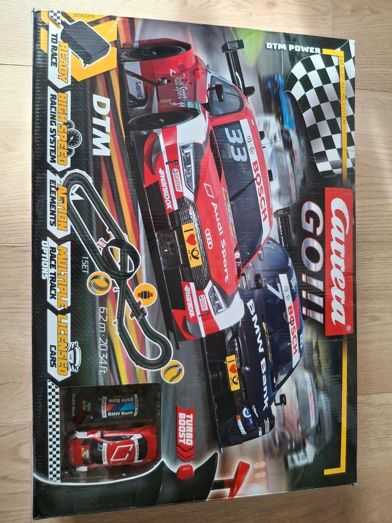 Carrera GO!!! DTM Power Racebaan - Zo goed als nieuw, Ophalen, Racebaan, Carrera, Zo goed als nieuw