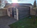 Blokhut 4.10m breed x 3.50m diep, Tuin en Terras, Tuinhuizen, Ophalen, Gebruikt, 250 tot 500 cm, Blokhut