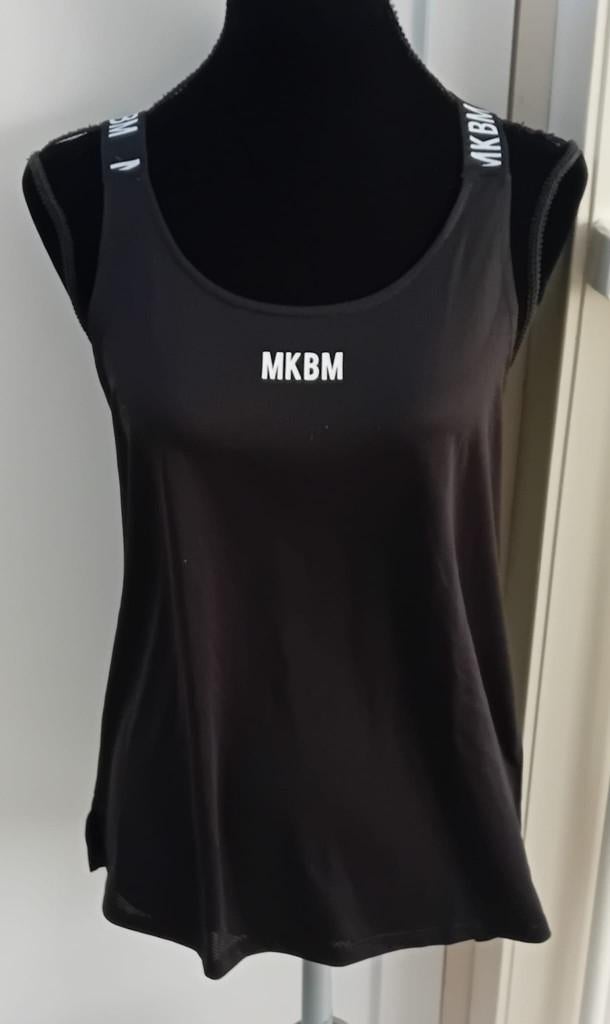 Sporttop,MKBM,maat L,sport,top,hemdje,zwart,wit,boksen, Kleding | Dames, Sportkleding, Verzenden, Zwart, Nieuw, MKBM
