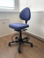 HAG Credo kruk/stoel, Ophalen, Blauw, Zo goed als nieuw, Bureaukruk