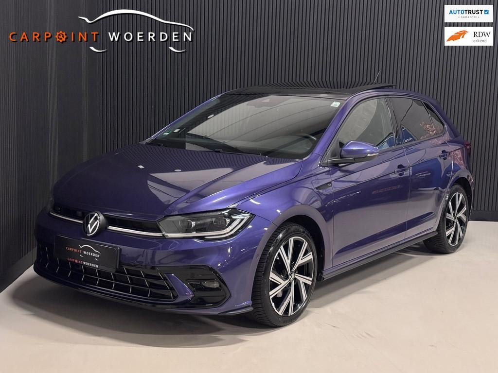 Volkswagen Polo 1.0 TSI 3X R-LINE | PANO | VIRTUAL | IQ LED, Auto's, Gebruikt, Zwart, Overige kleuren, Bedrijf