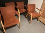 4 x eetkamerstoelen camarilla leolux, Ophalen of Verzenden, Zo goed als nieuw, Stof