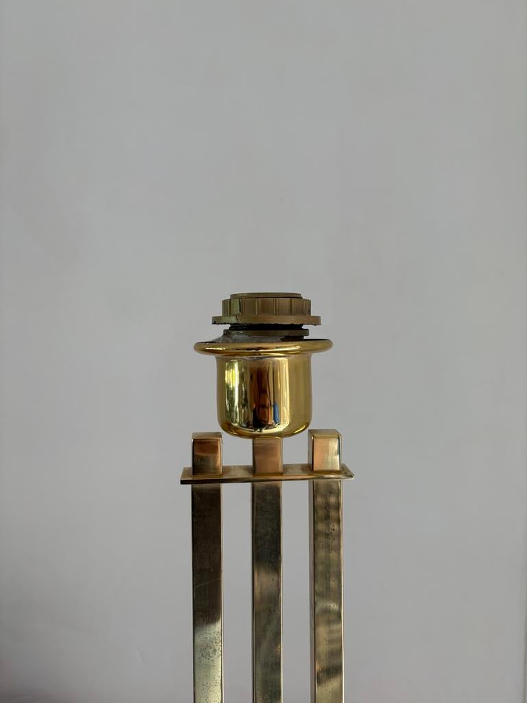 7 Goudkleurige Staande Lampen zonder Kap, Ophalen, Gebruikt, Metaal, 150 tot 200 cm