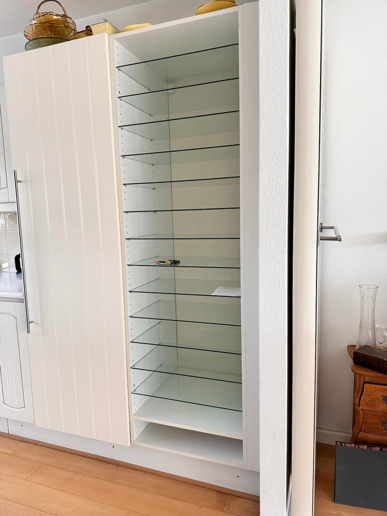 Glasplaat - Glasplanken  - keuken-vitrine - glasplaten Ikea, Ophalen, Overige kleuren, 50 tot 100 cm, Zo goed als nieuw