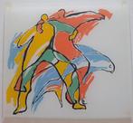 Bernadette Leijdekkers Glasobject met figuren, Ophalen of Verzenden