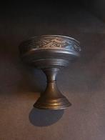 Antieke Tinnen Voetschaal / Offerschaal, Antiek en Kunst, Ophalen of Verzenden