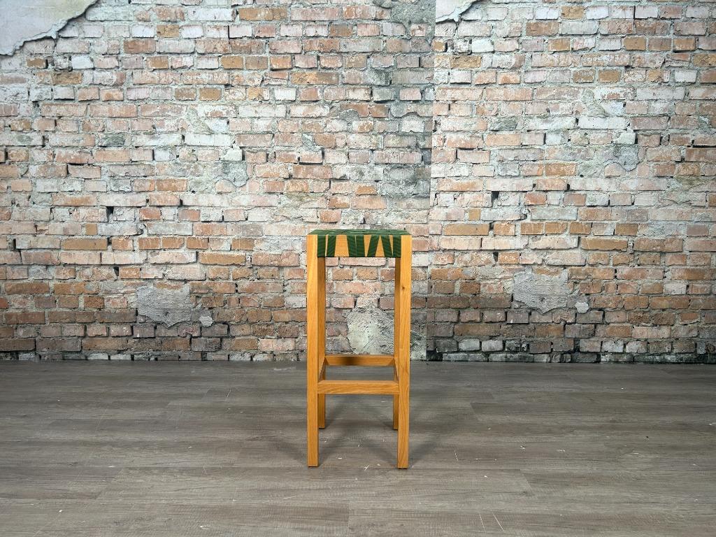 Gispen Hutten Berlage Barkruk groen bij TheReSales, Huis en Inrichting, Barkrukken, Ophalen of Verzenden