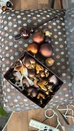 Kerstboomdecoraties bruin/goudbruin, Ophalen, Gebruikt