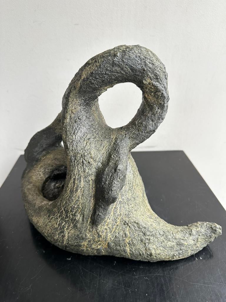 Apart Keramiek kunstwerk Zwanen duo Beeld, Antiek en Kunst, Ophalen of Verzenden