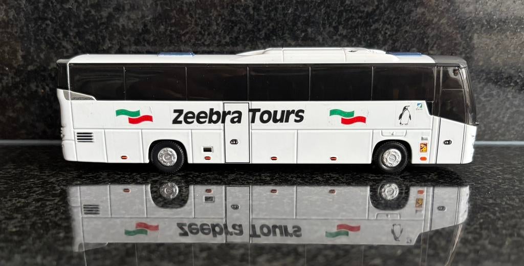 Decals transfer set Zeebra Tours touringcar bus 1:87 H0, Hobby en Vrije tijd, Modelauto's | 1:87, Nieuw, Verzenden