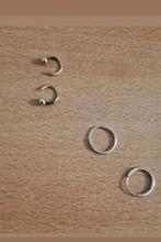 2 paar oorbellen 925 zilver, Ophalen of Verzenden