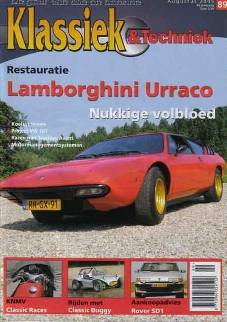 Klassiek & Techniek 89 2005 : Lamborghini Urraco - VW Buggy, Boeken, Auto's | Folders en Tijdschriften, Gelezen, Algemeen, Ophalen of Verzenden