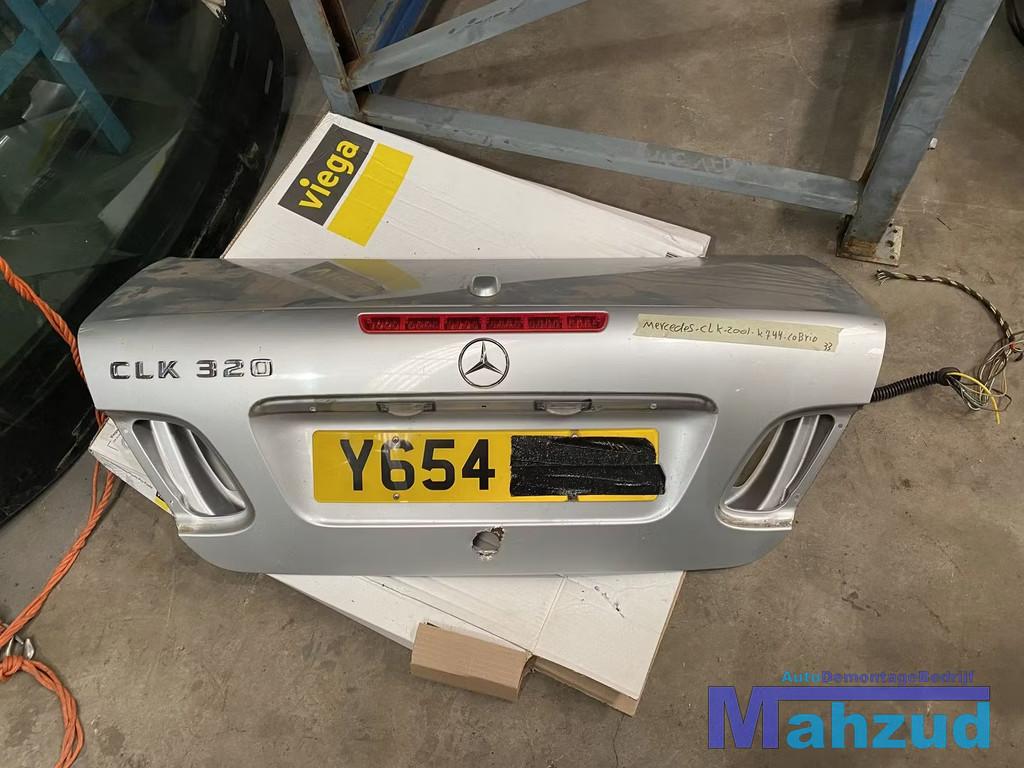 Mercedes CLK A208 grijs achterklep kofferklep K744, Gebruikt, Mercedes-Benz AG, Mercedes-Benz, Ophalen of Verzenden