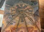 Schilderij van een koepel in een kerk 40x40cm, Ophalen of Verzenden