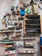 Verzameling rails, treinen, huisjes etc, Gebruikt, Gelijkstroom, Wagon, Ophalen of Verzenden