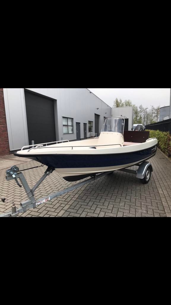 Sealion 420 - met Suzuki 9.9pk en autotrailer, Ophalen, Zo goed als nieuw