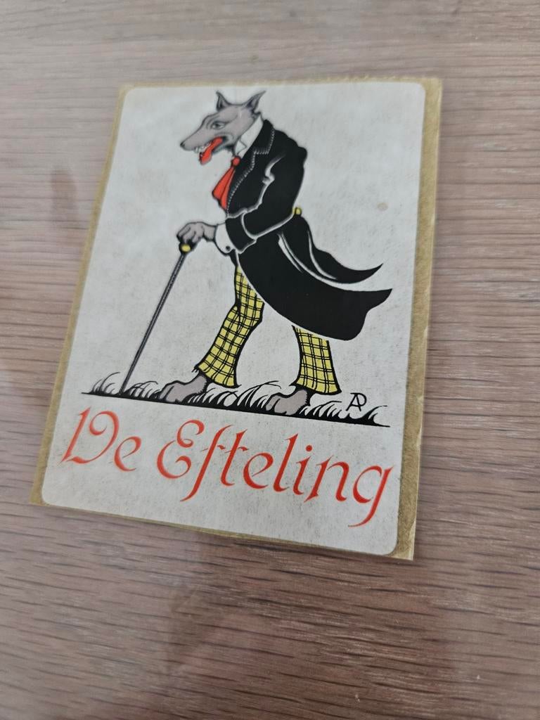 De Efteling sticker, Ophalen of Verzenden, Zo goed als nieuw, Overige typen