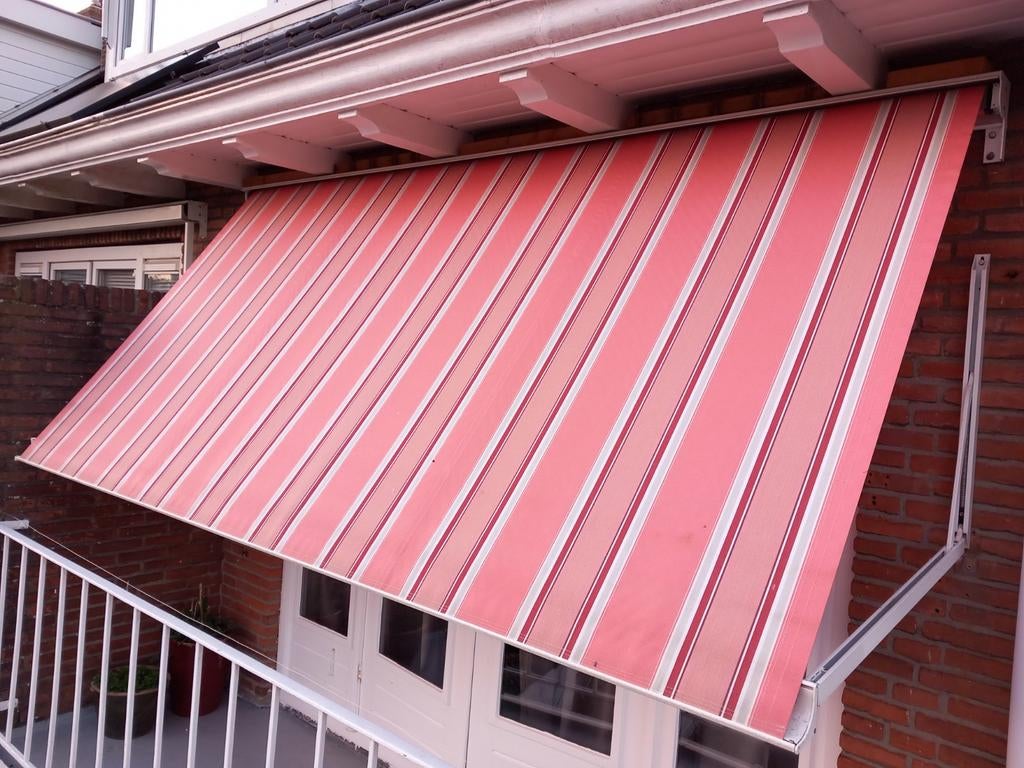 Elektrisch zonnescherm 300cm, Ophalen, Gebruikt, Elektrisch, 150 tot 300 cm